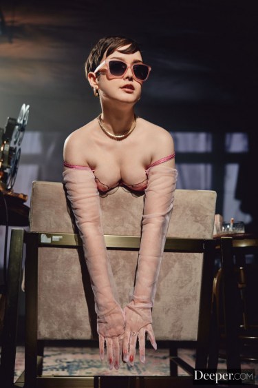 Jade Valentine In Pink Lingerie 7