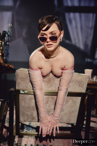 Jade Valentine In Pink Lingerie 8