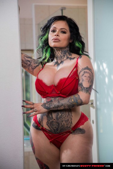 Inked Lingerie Babe Xwife Karen 1