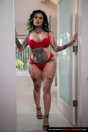 Inked Lingerie Babe Xwife Karen 4