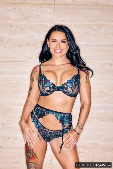 Eva Angelina In Blue Lingerie 1