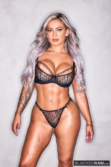 Hayley Davies In Sheer Lingerie 1