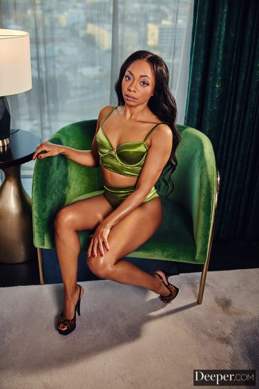 Cali Caliente In Green Lingerie 1