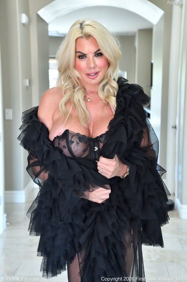 Addyson In Black Lingerie 4