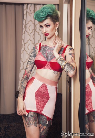 Inked Lingerie Babe Avrora 3