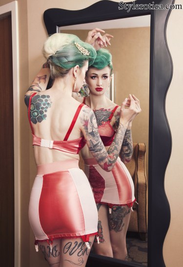 Inked Lingerie Babe Avrora 5