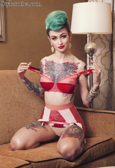 Inked Lingerie Babe Avrora 6